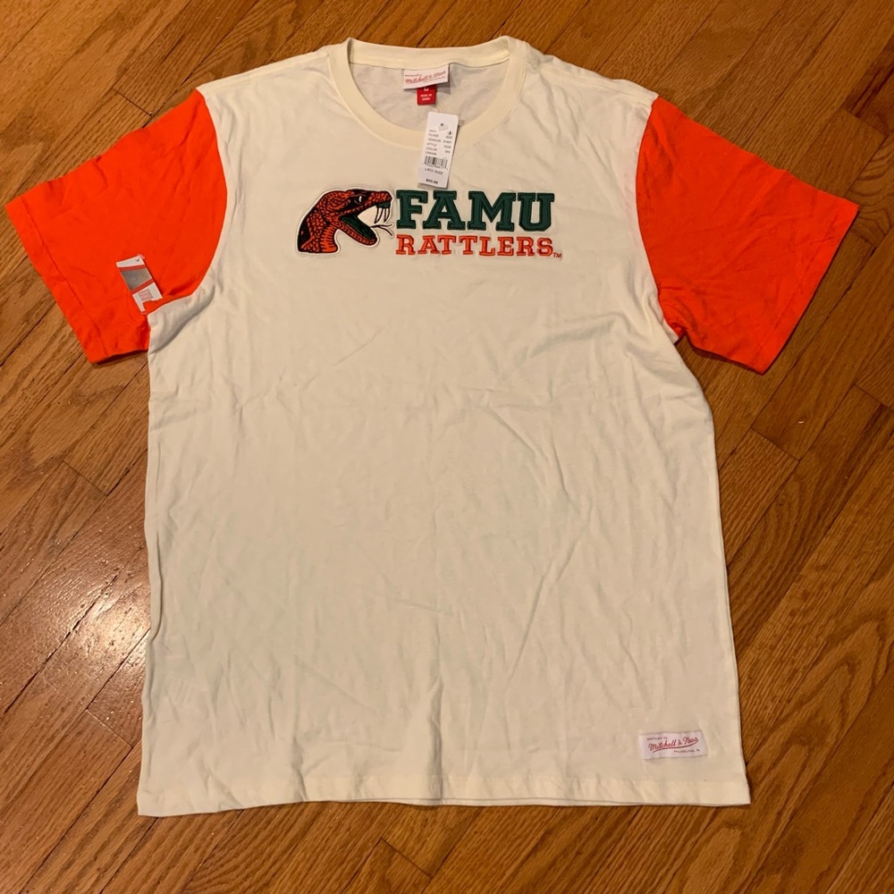 Mitchell & Ness NCAA Florida A&M University FAMU Rattlers shirt